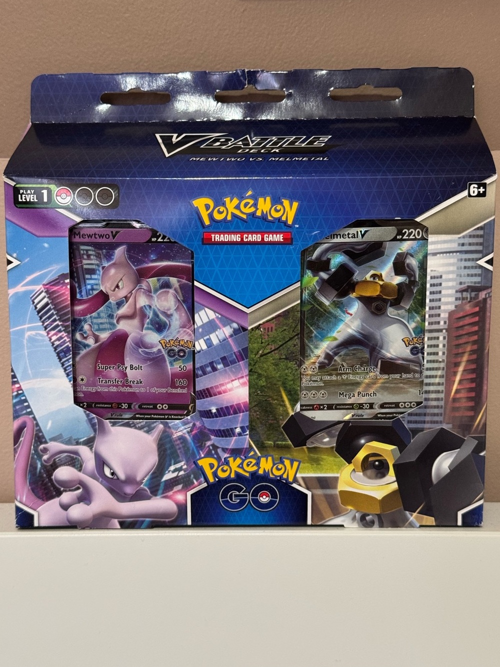 Pokemon Mewtwo V & Melmetal V Collector Pack - Purple & Black
